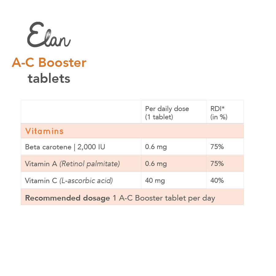 a c booster comprimés composition