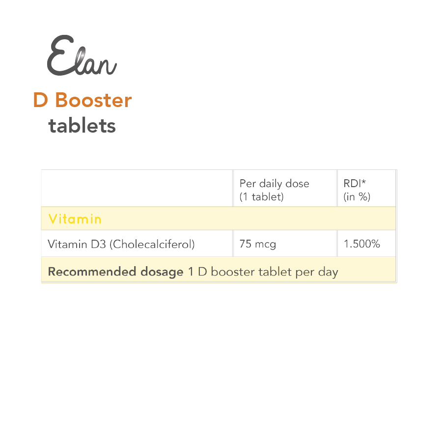 d booster comprimés composition