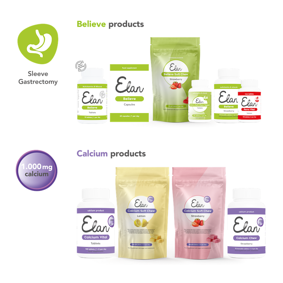 Elan Believe + 1.000 mg de calcium