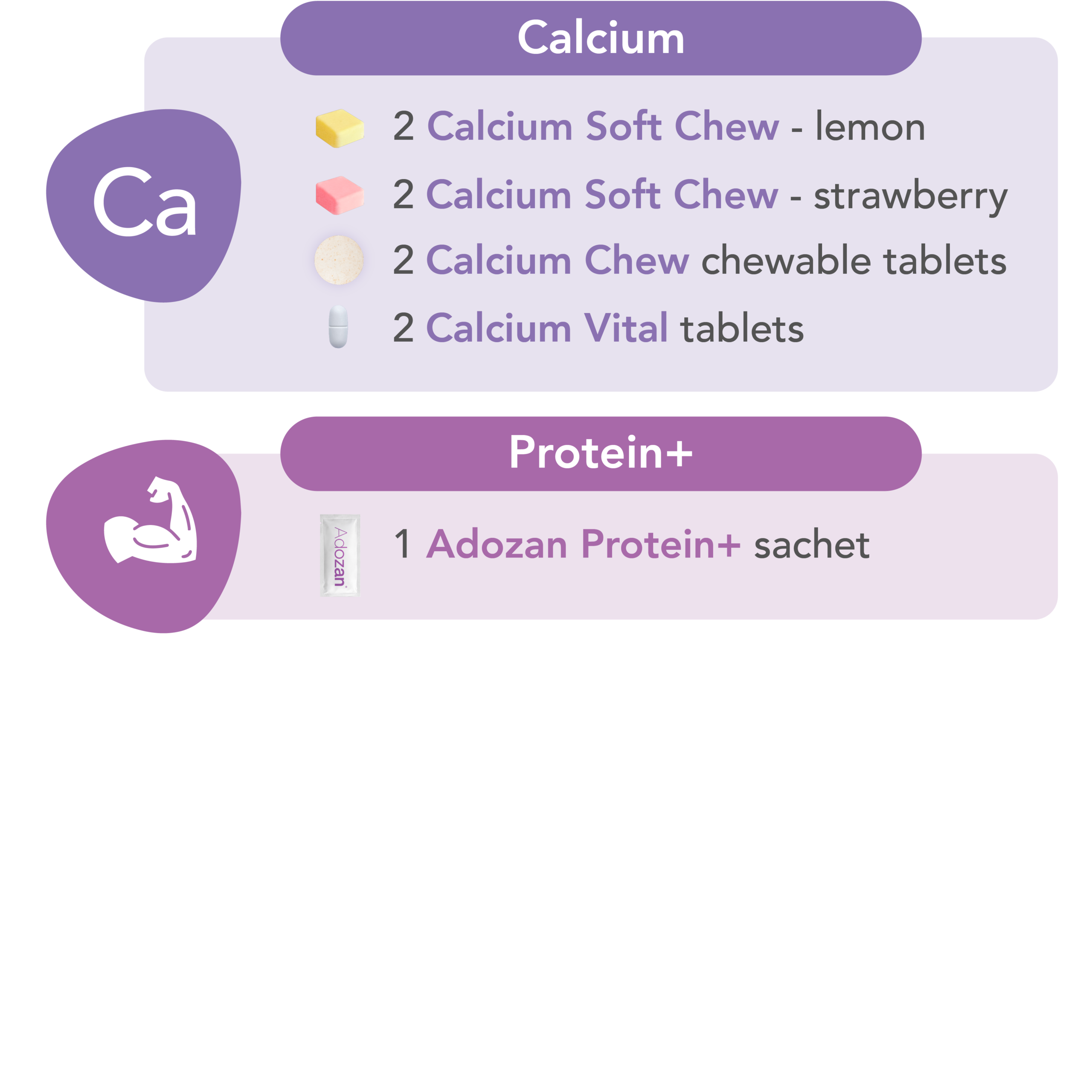 Pack d’échantillons Elan Calcium Adozan