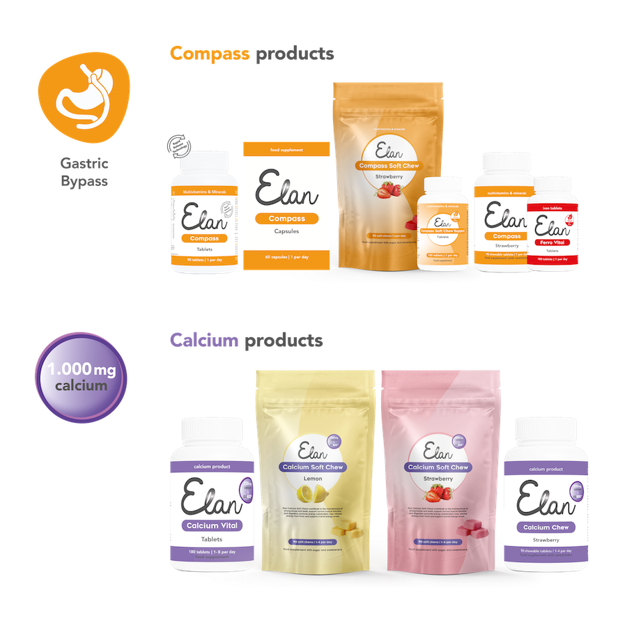 Elan Compass + 1.000 mg calcium