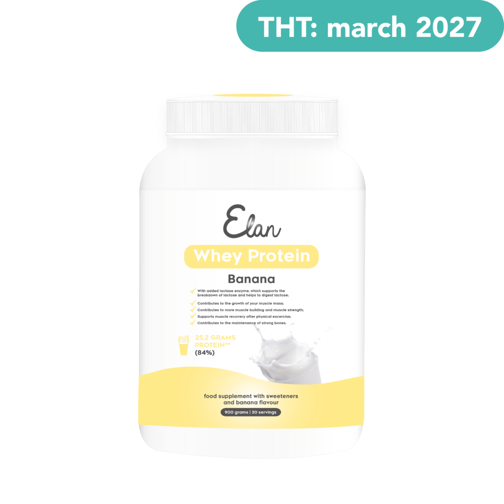 Images du site web - Elan Whey Protein Banane
